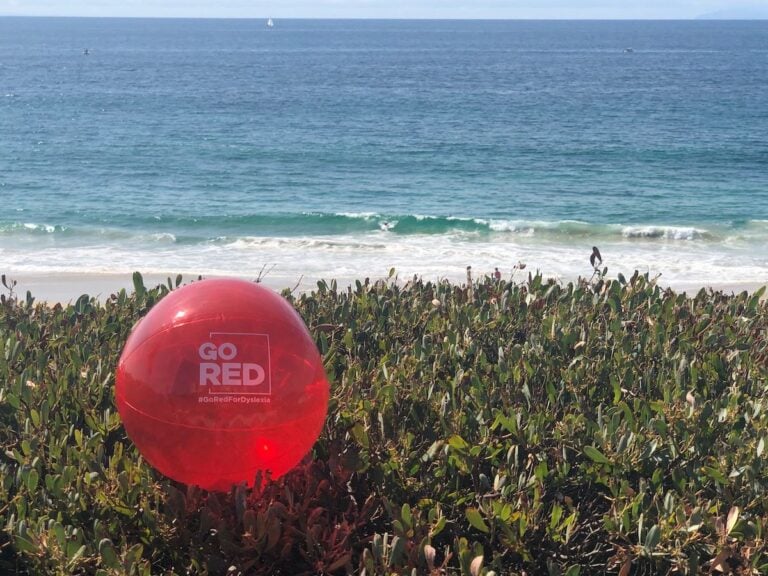 GoRedForDyslexia-Ball-CA-USA