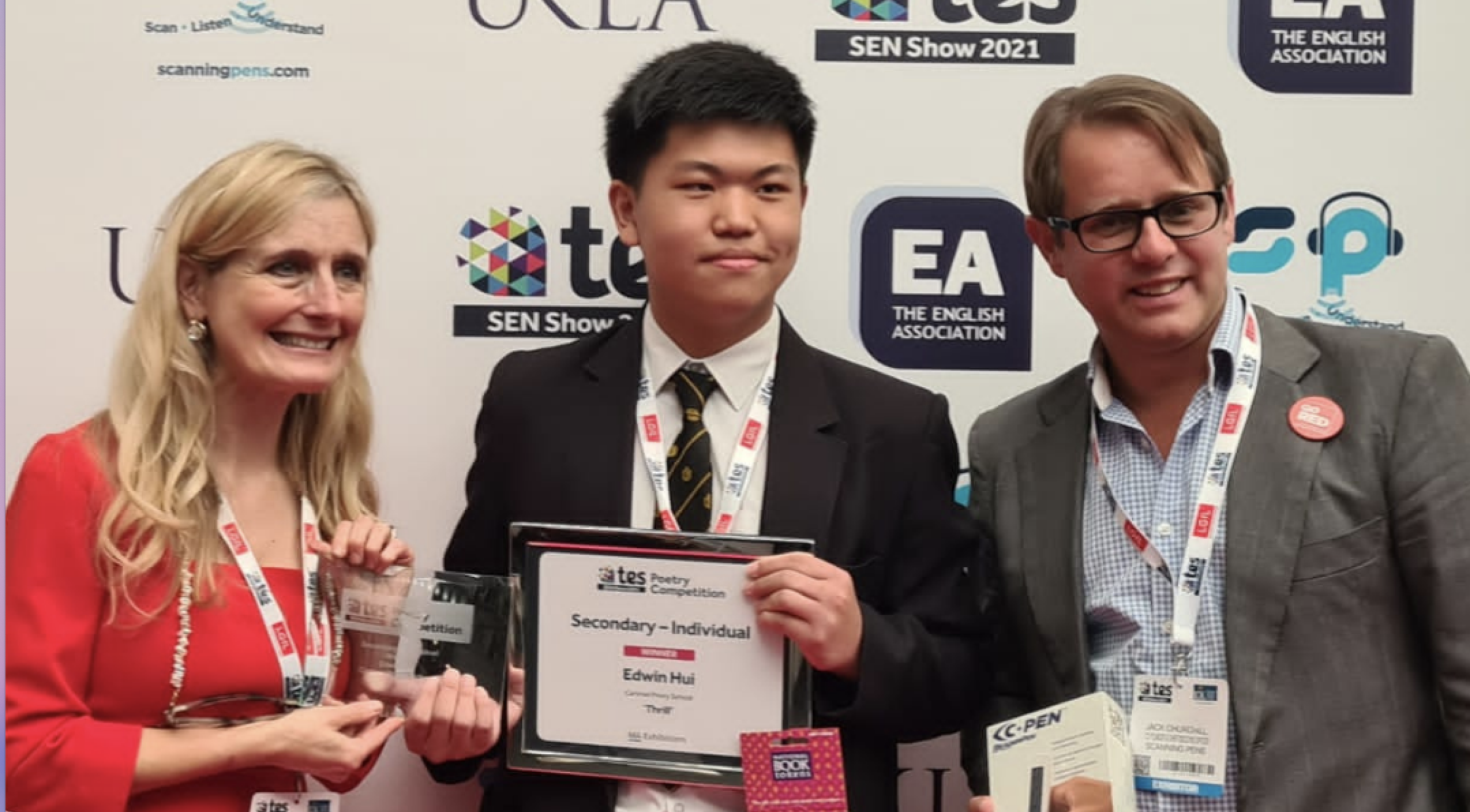 Winners Announced at TES SEN Show Poetry Competition